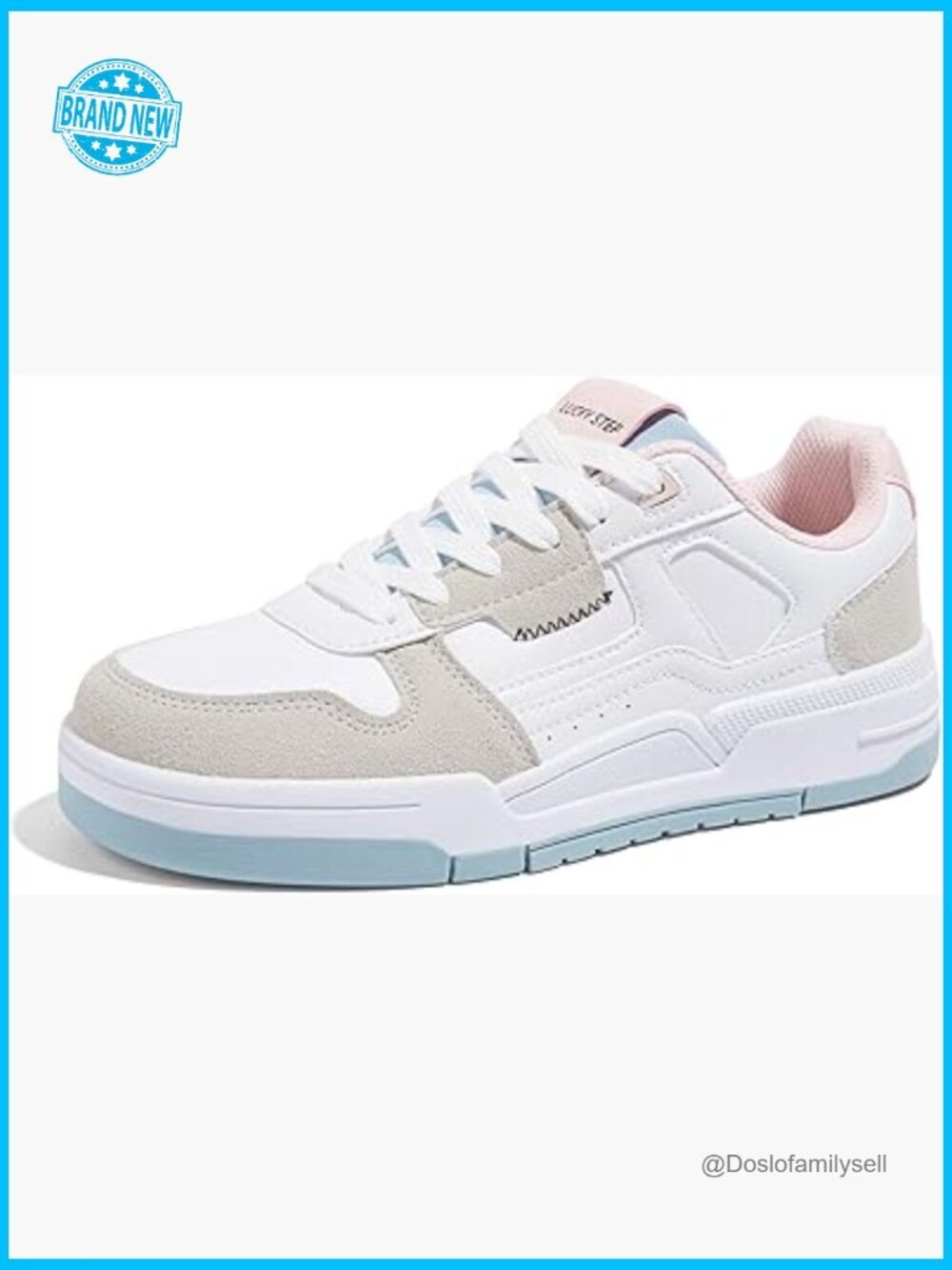 Lace Up Fashion Casual Sneakers Low Top Platform Comfort Non Slip Tennis Shoes